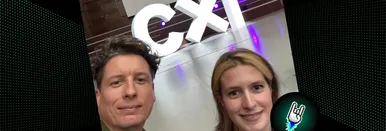 Tommi Gutscher und Roxanne Josefus bei der CXI Konferenz 2026 in Bielefeld.
