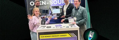 Das 9elements Team beim OCP EMEA Summit 2026 in Barcelona.